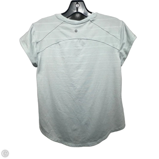Athletic Top Short Sleeve By Calia In Aqua, Size: Xs