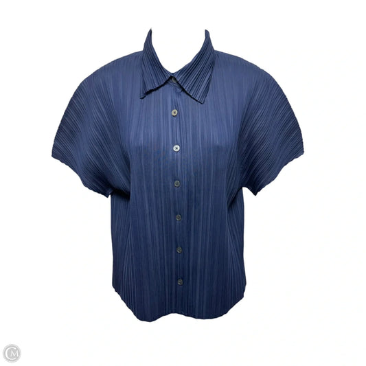 Top Short Sleeve Designer By Jason Wu In Navy, Size: S