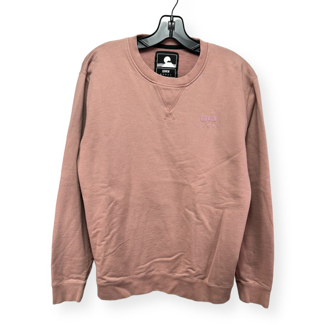 Pink Sweatshirt Designer Edwin, Size M
