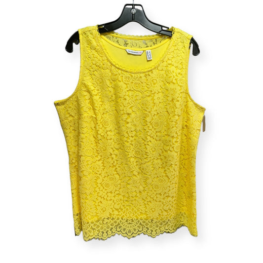 Yellow Tank Top Isaac Mizrahi Live Qvc, Size L