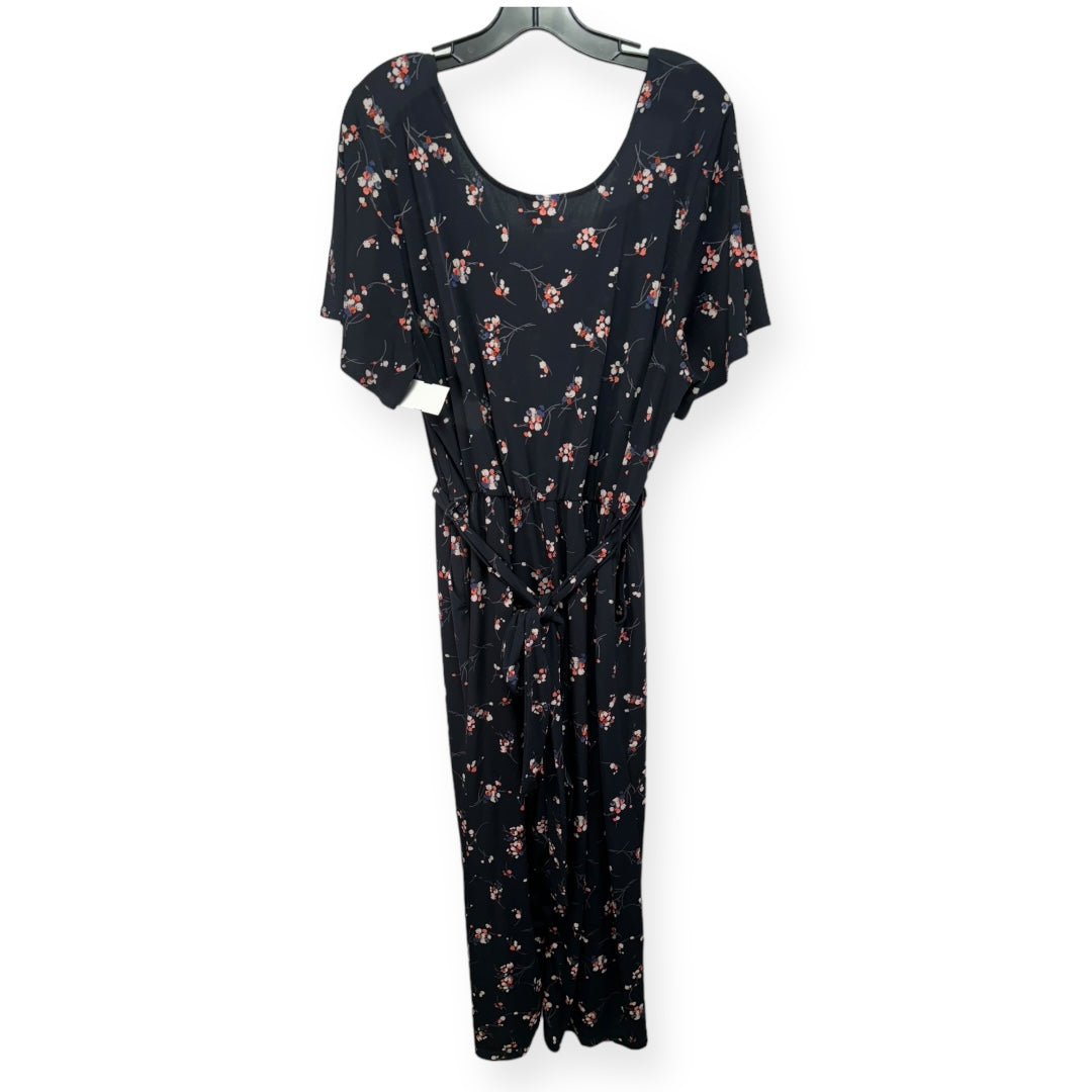 Navy Jumpsuit Casual Maxi Kaileigh, Size 2x