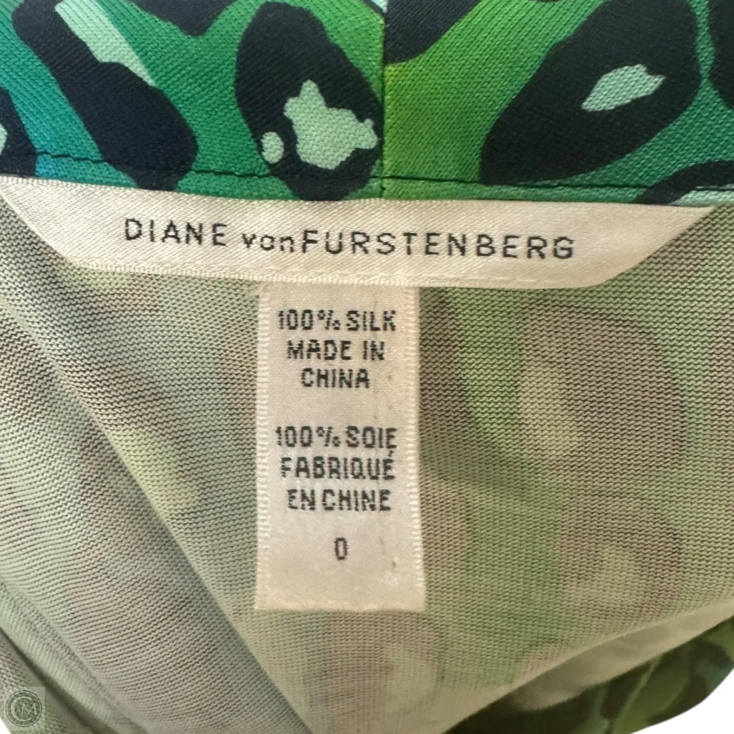 Silk Dress Designer By Diane Von Furstenberg In Animal Print, Size: 0