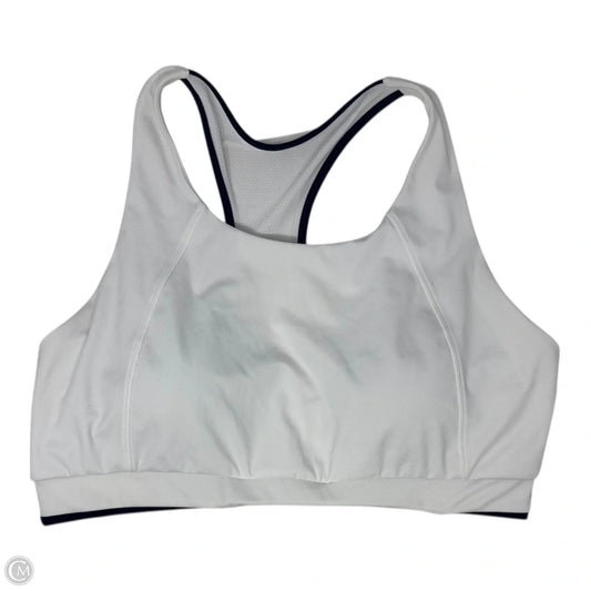 Athletic Bra By Talbots In White, Size: Xl