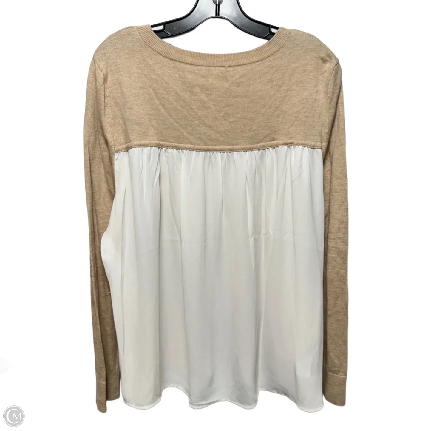 Sweater By Loft In Tan, Size: L
