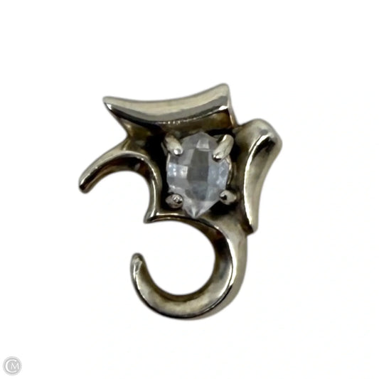 Sterling Silver & Crystal Om Pendant