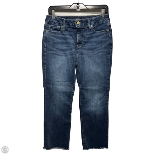 Jeans Straight By Not Your Daughters Jeans In Blue Denim, Size: 6