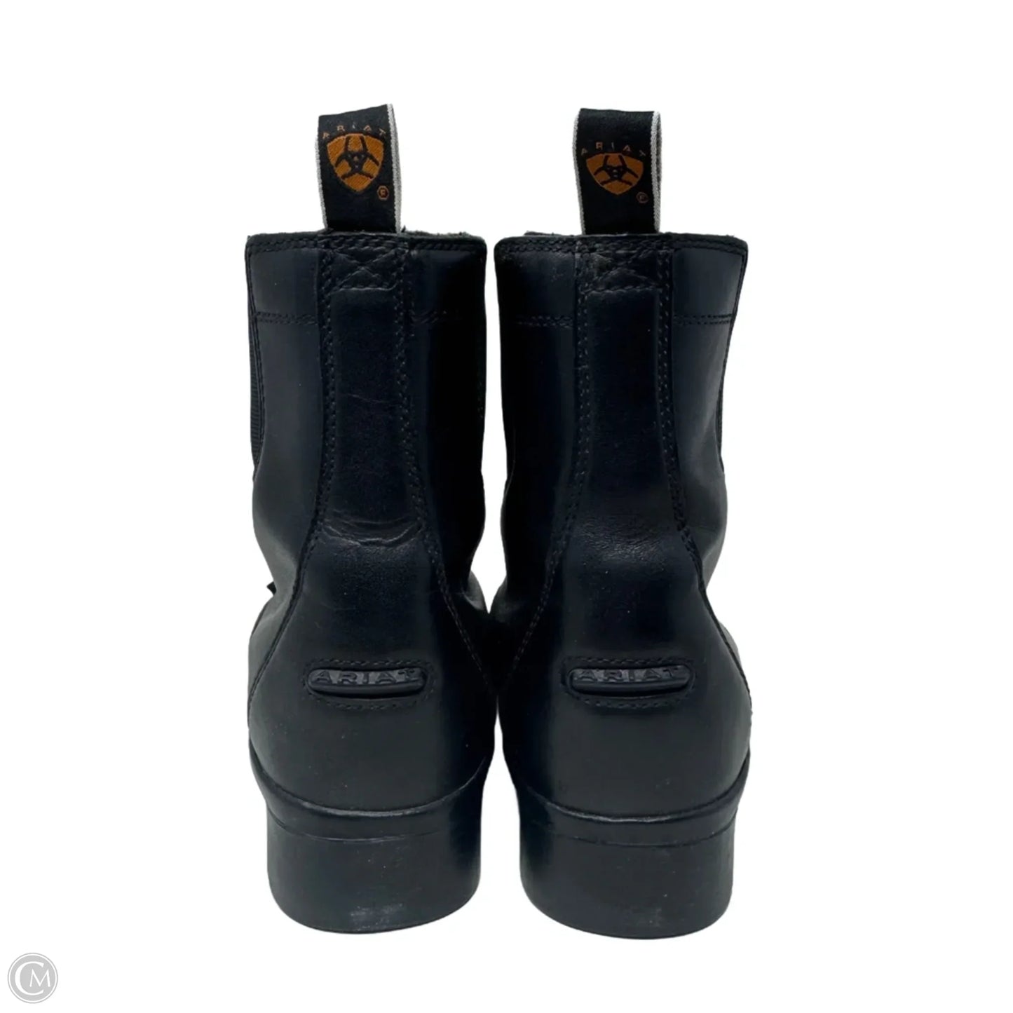 Heritage Paddock Zip Boots Ankle Flats By Ariat In Black, Size: 8.5