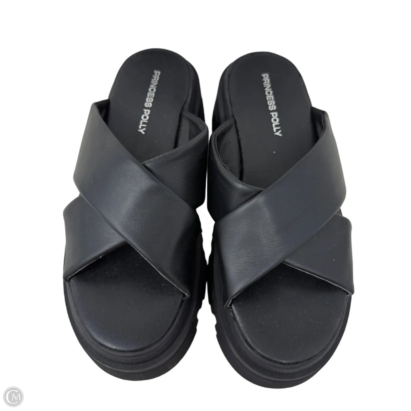 Noemi Sandals By Princess Polly In Black, Size: 7