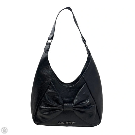 Bow Shoulder Handbag By Betsey Johnson, Size: Medium