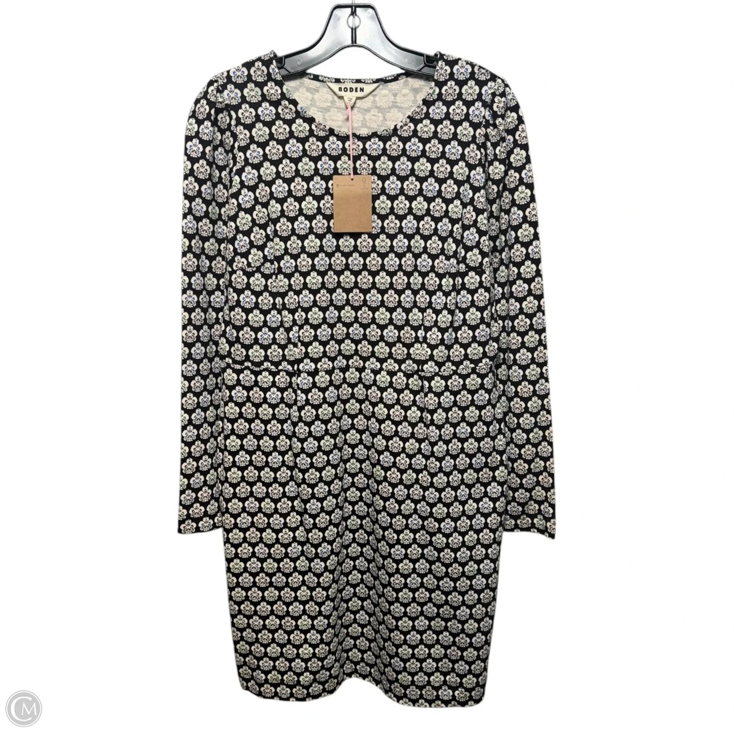 Penelope Cotton Jersey Dress By Boden In Geometric Pattern, Size: 10p