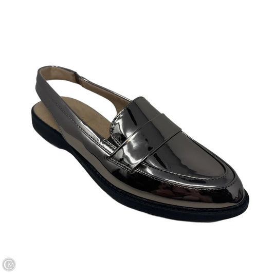 Metallic Slingback Loafers Shoes Flats By Naturalizer In Bronze, Size: 7