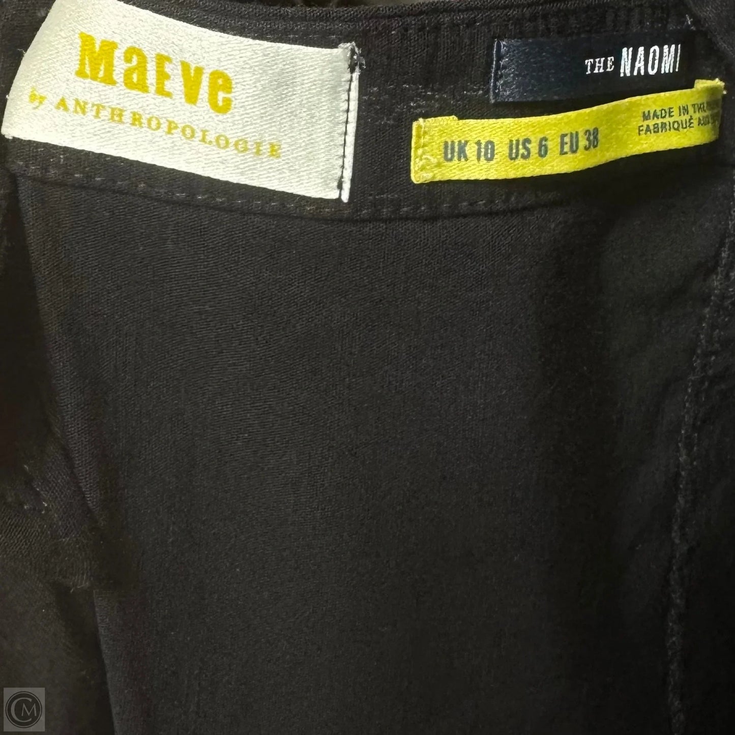 Naomi Overalls By Maeve In Black, Size: 6