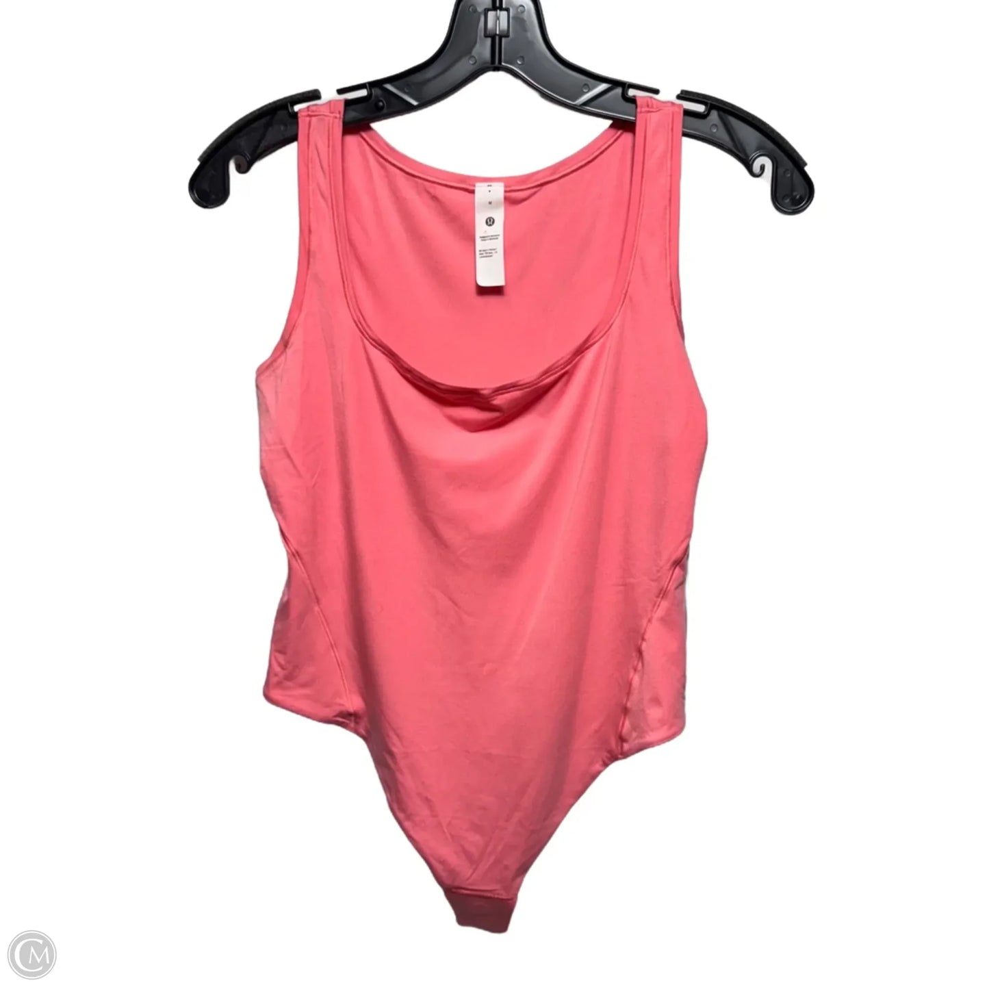 Wundermost Nulu Square-Neck Bodysuit Sleeveless Thong By Lululemon In Pink, Size: M