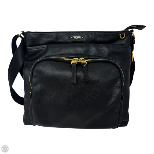 Voyageur Capri Leather Handbag Designer By Tumi, Size: Medium
