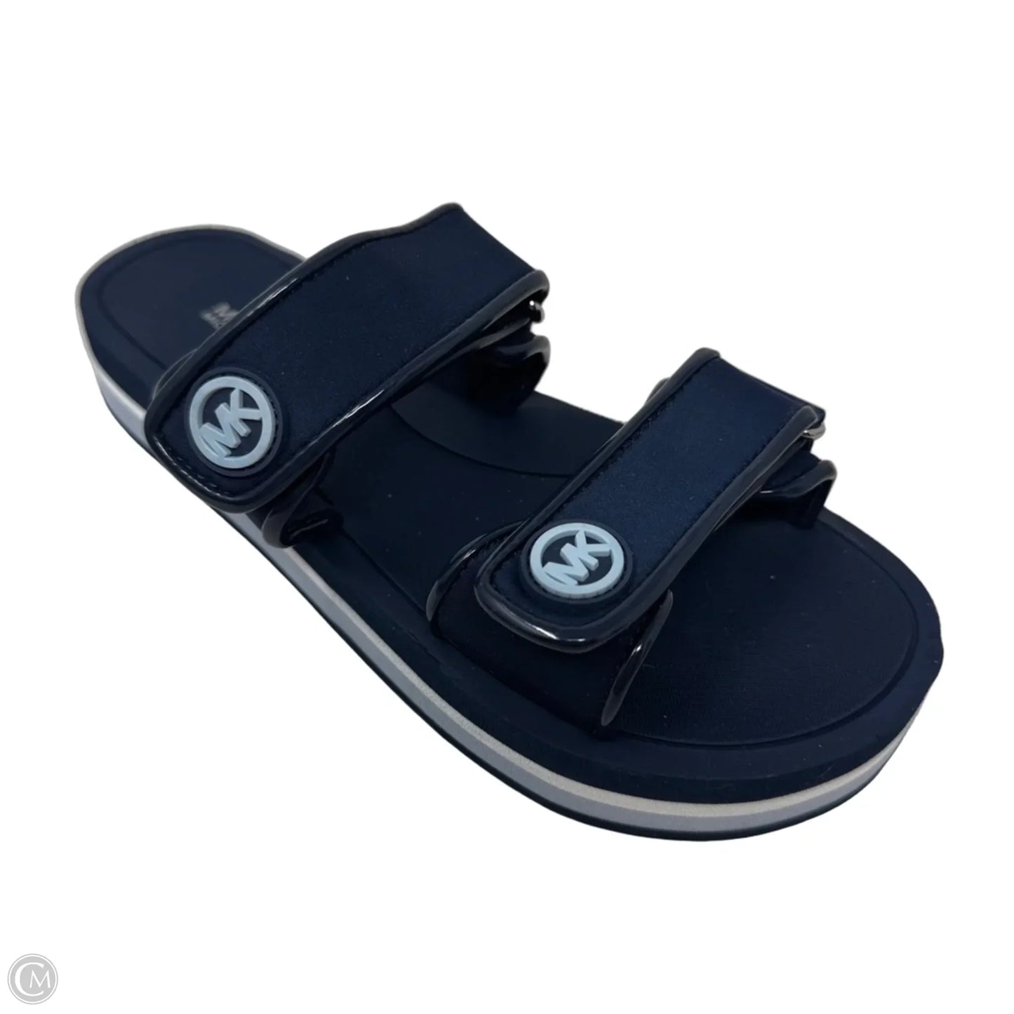 Platform Slide Sandals By Michael By Michael Kors In Navy, Size: 7