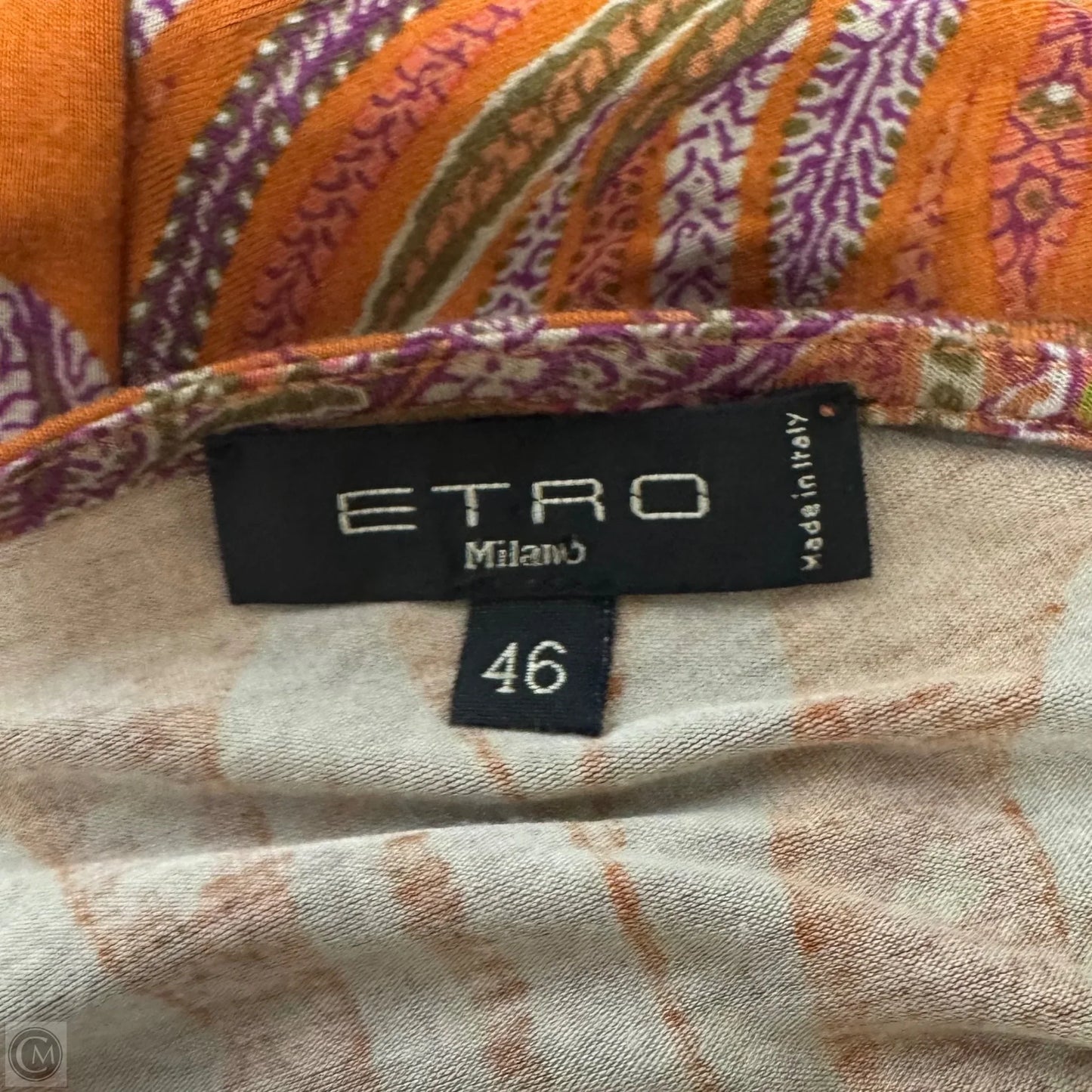 Top Long Sleeve By Etro In Paisley Print, Size: 14 (46)