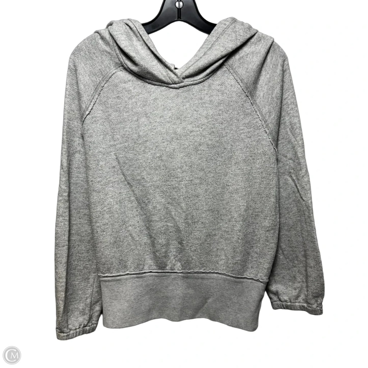 Sweatshirt Hoodie By Free People In Grey, Size: S