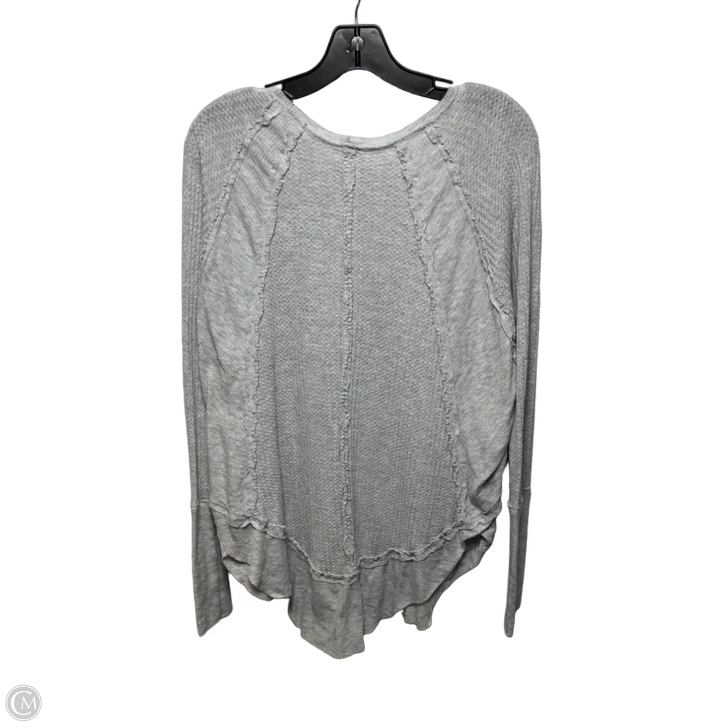 Top Long Sleeve By We The Free In Grey, Size: M