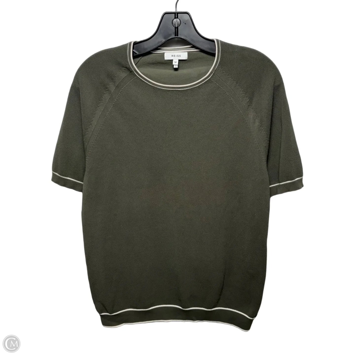 Top Short Sleeve By Reiss In Green, Size: M