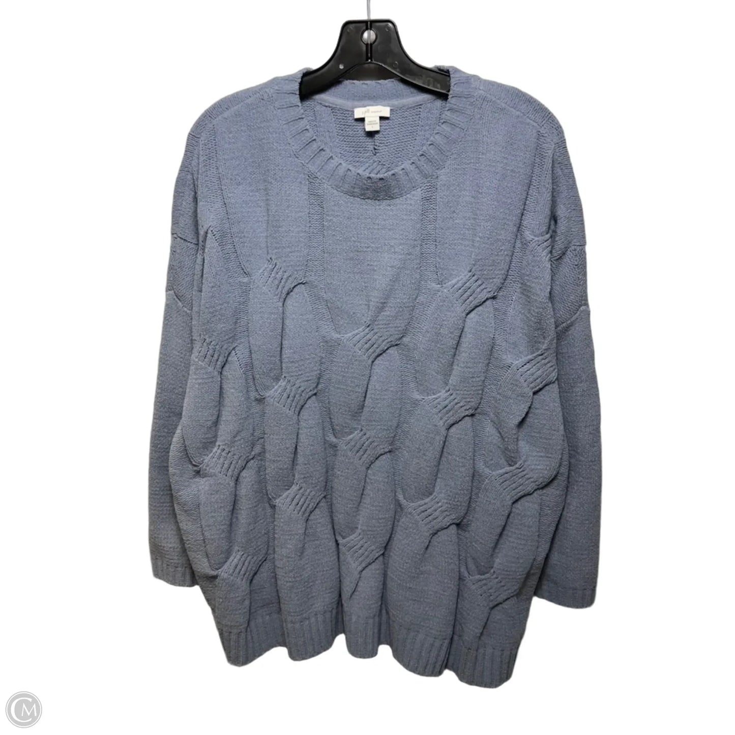 Chenille Sweater By J. Jill In Blue, Size: L