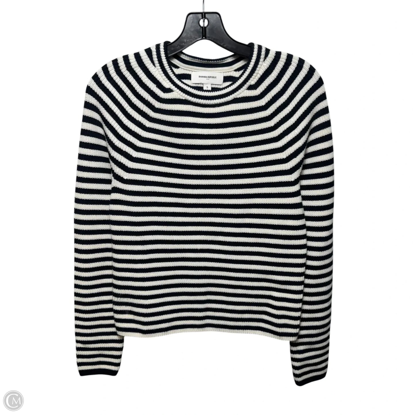 Sweater By Banana Republic In Striped Pattern, Size: S