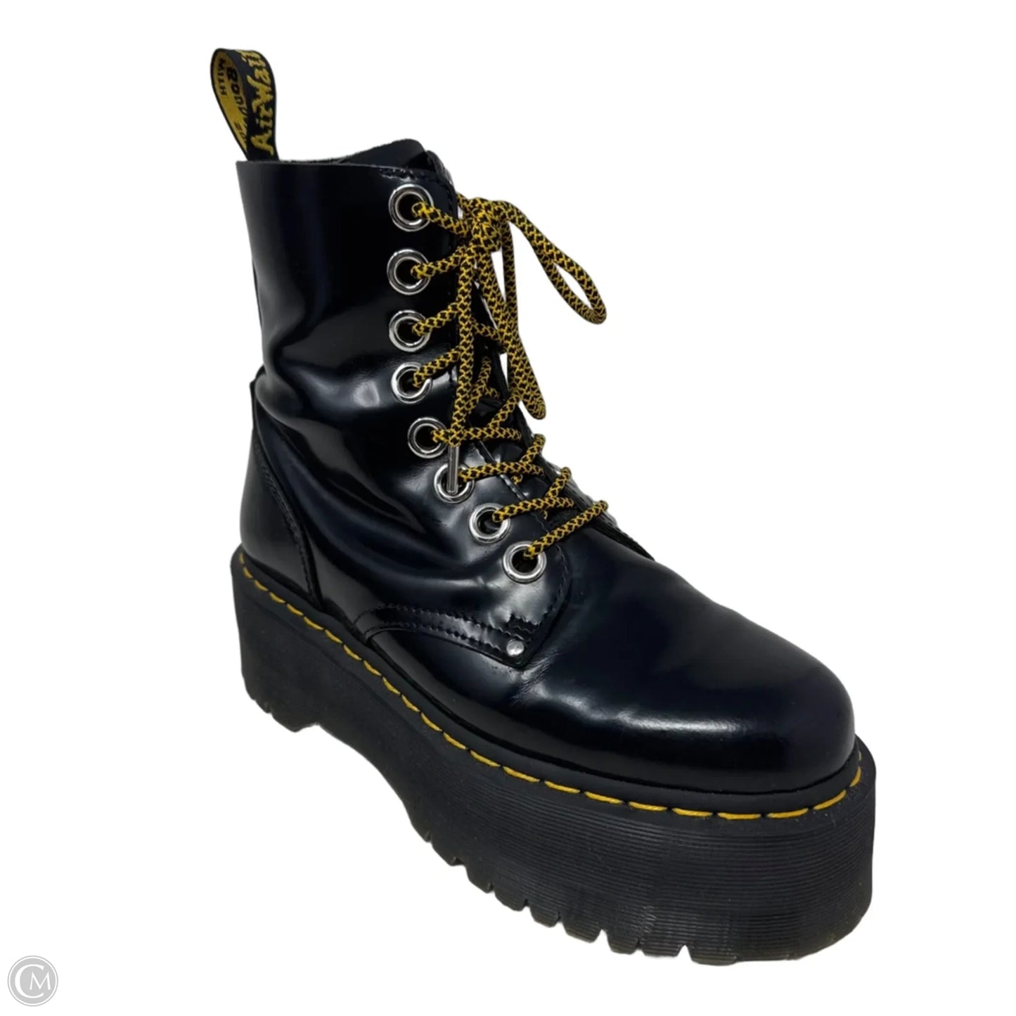 Jadon Max Platform Boots By Dr Martens In Black, Size: 8