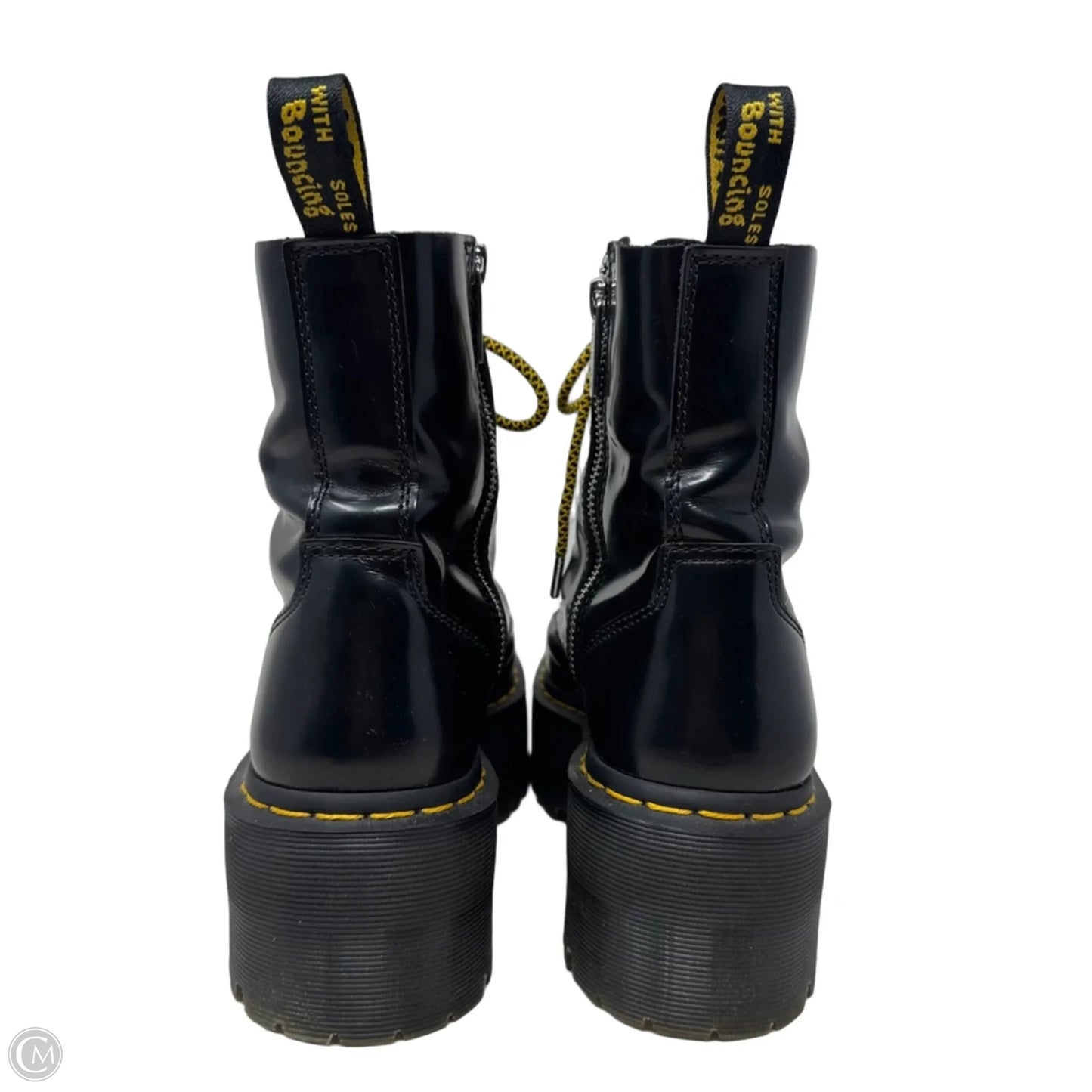 Jadon Max Platform Boots By Dr Martens In Black, Size: 8