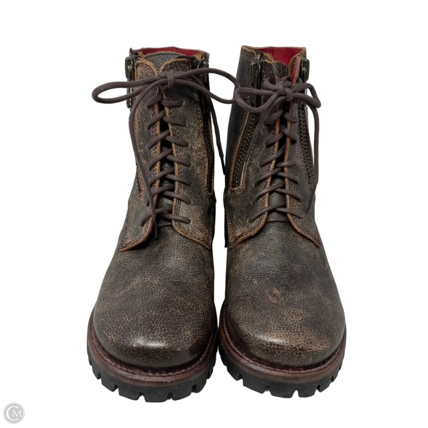 Tactic Trek Boots Ankle Flats By Bed Stu In Brown, Size: 9.5