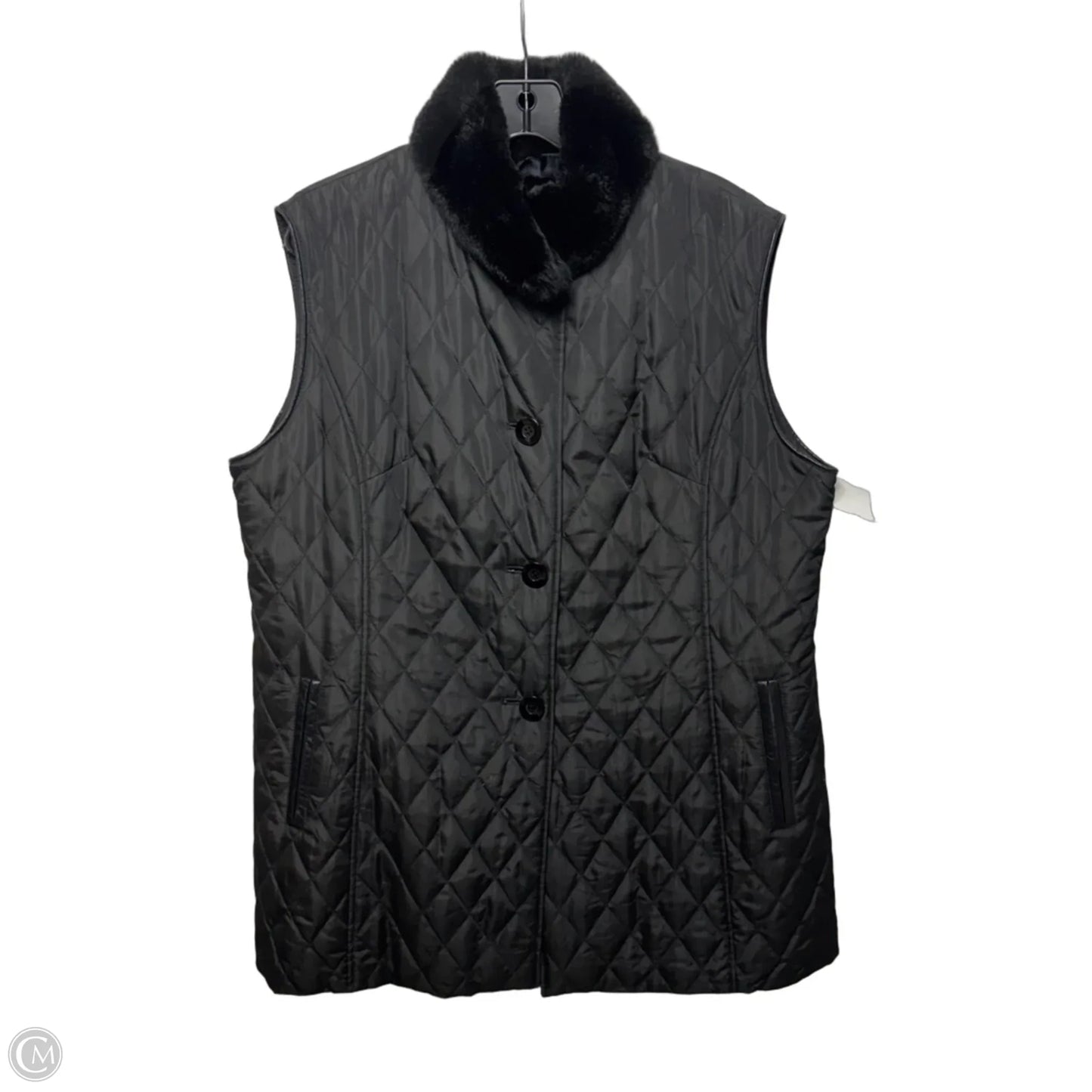 Vest Rabbit Fur By Rex Rabbit China In Black, Size: Xl