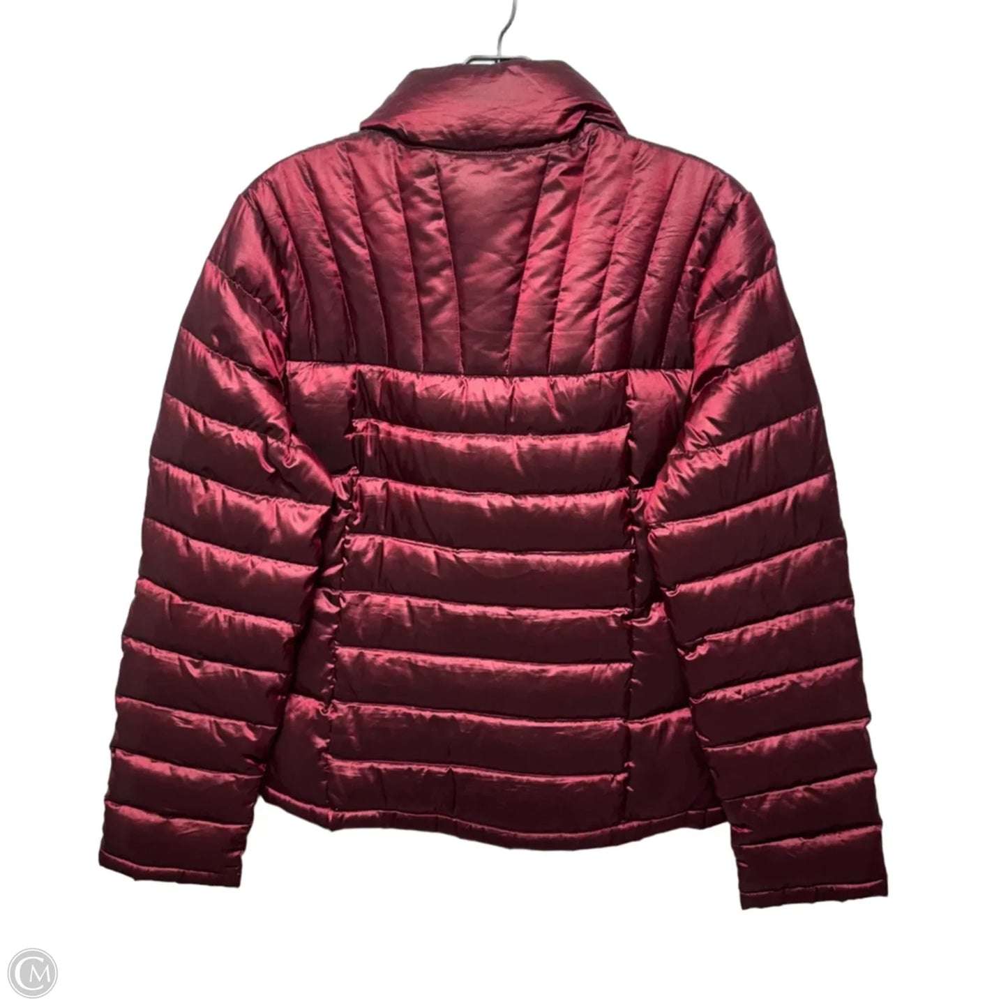 Jacket Puffer & Quilted By Bernardo In Maroon, Size: M