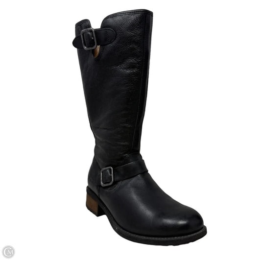 Chancery Boots Designer By Ugg In Black, Size: 7.5
