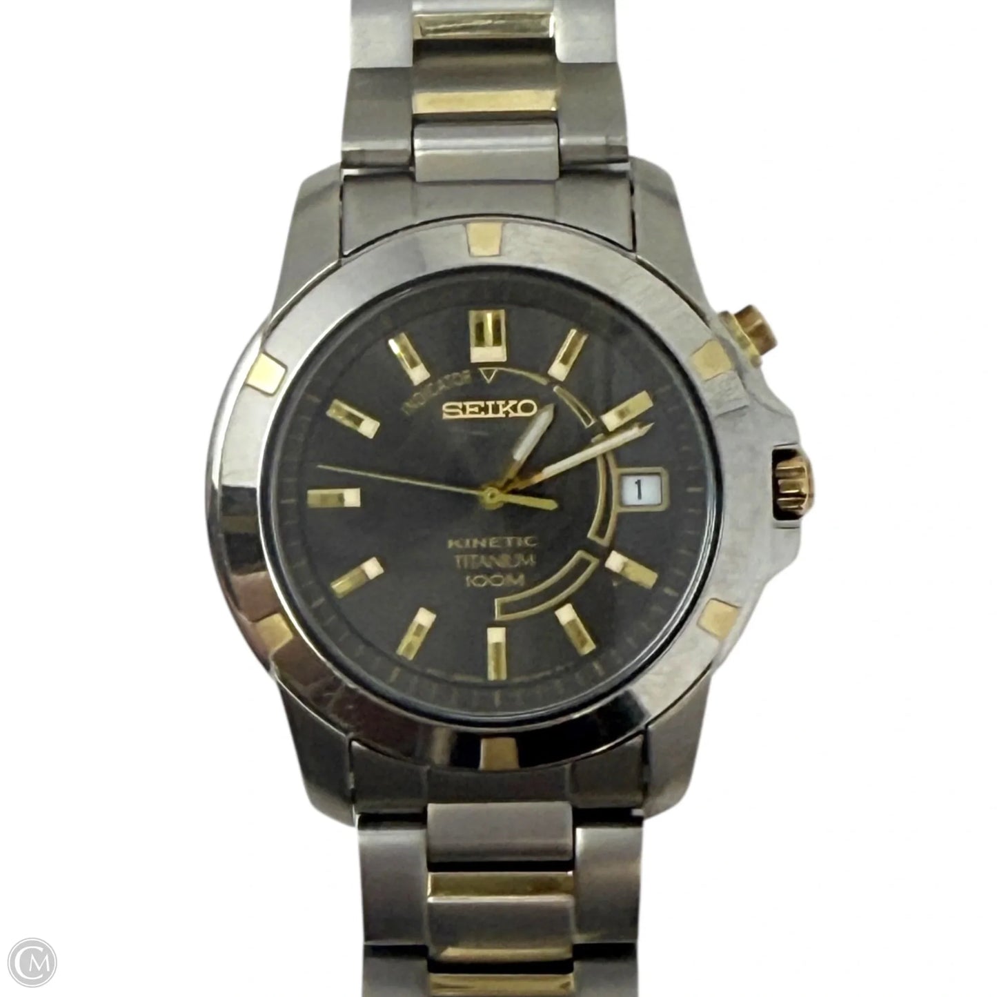 Kinetic 5M62 Titanium Dress Watch By Seiko, Size: Large