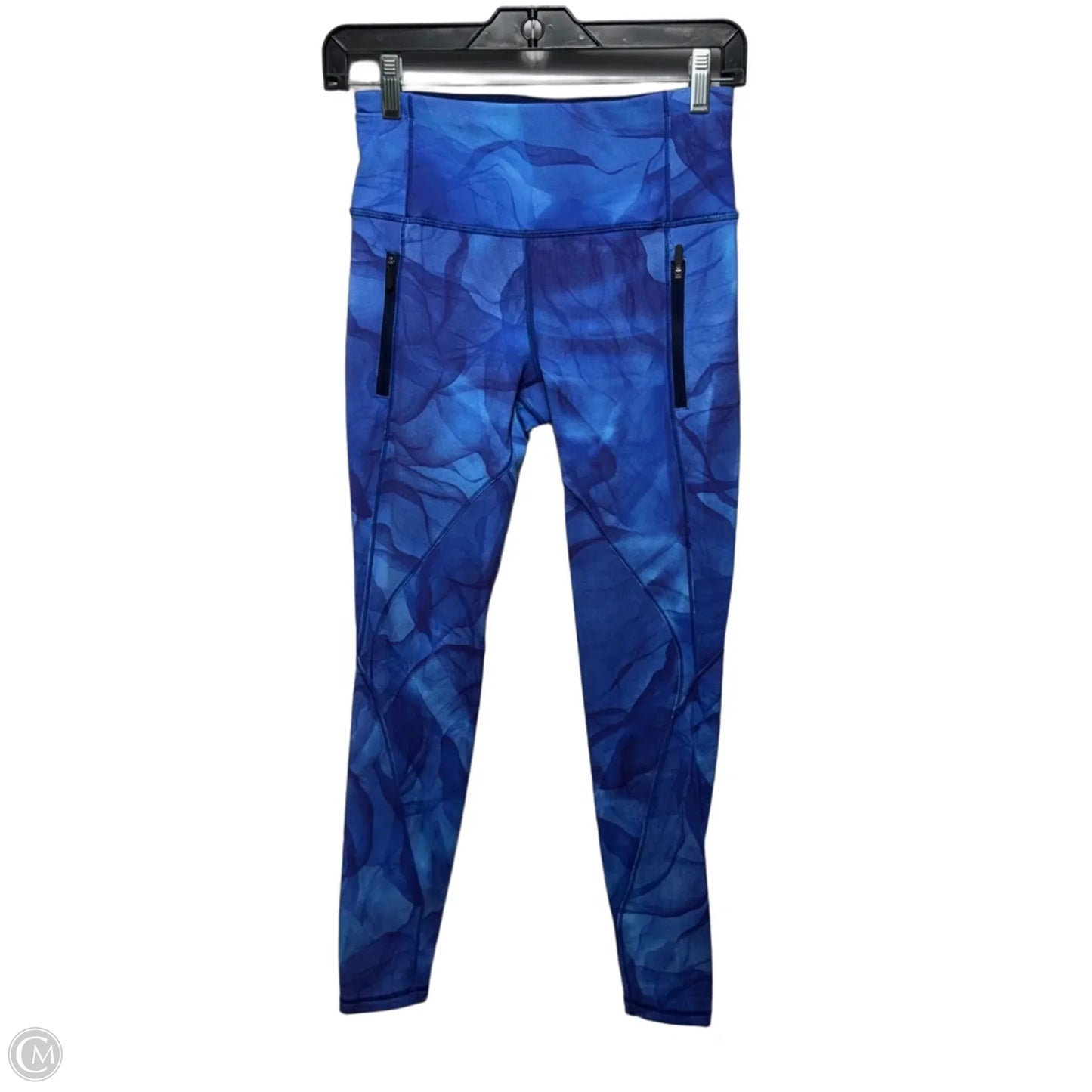 Athletic Leggings By Lululemon In Blue & Purple, Size: 4