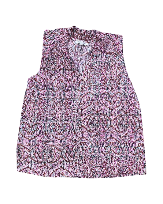 Top Sleeveless By Liverpool In Pink, Size:Xs