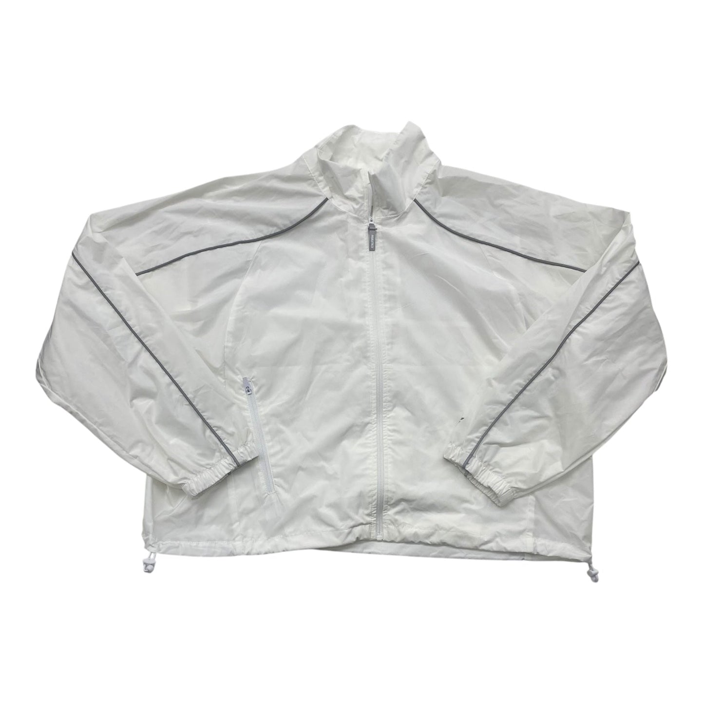 Jacket Windbreaker By Fabletics In White, Size:M