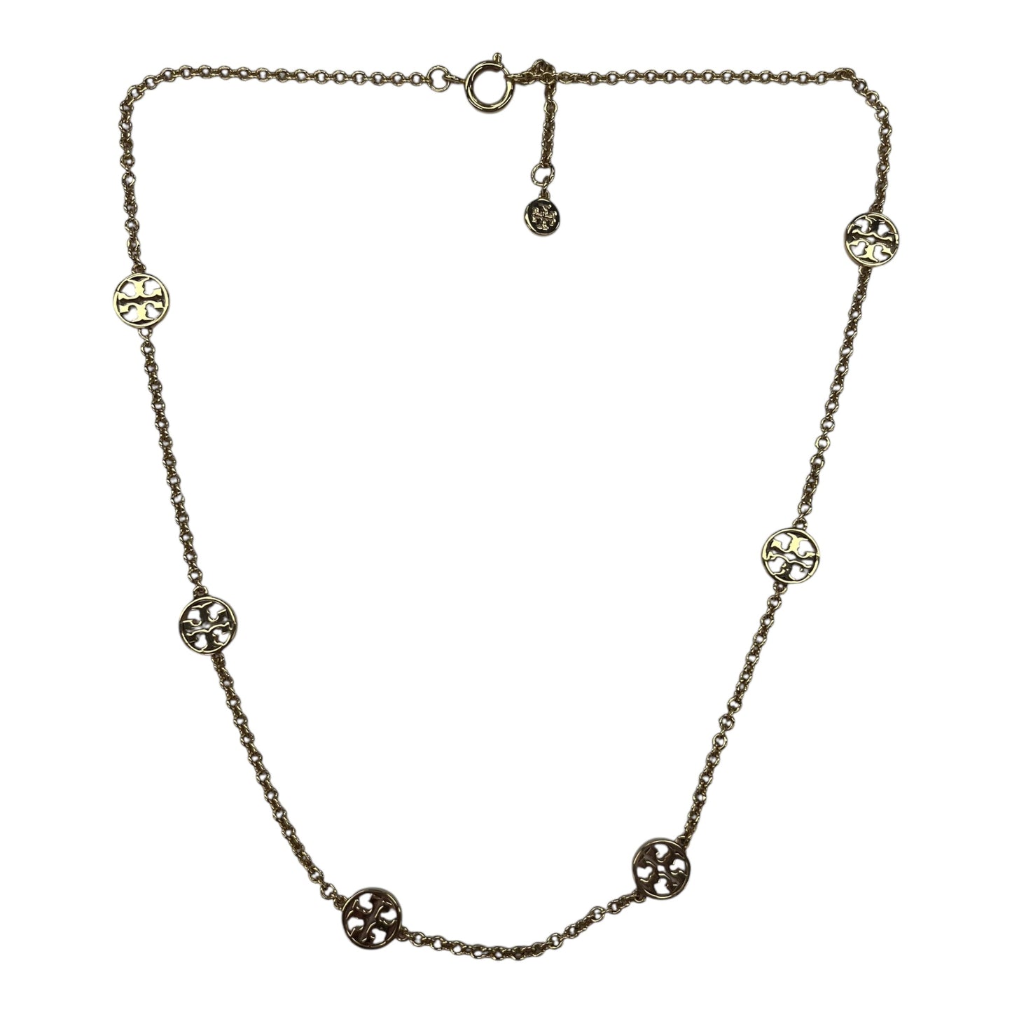 Necklace Designer By Tory Burch In Gold