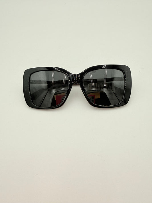 Sunglasses Luxury Designer By Burberry In Black & Grey