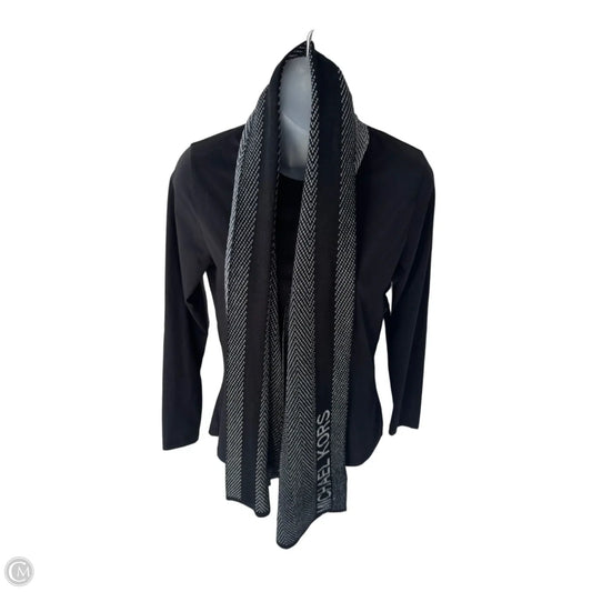 Scarf Winter By Michael By Michael Kors In Black & Silver