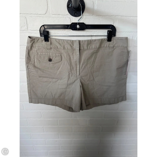 Shorts By Ann Taylor In Tan, Size: 16