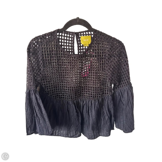 Top 3/4 Sleeve By Maeve In Black, Size: Xs