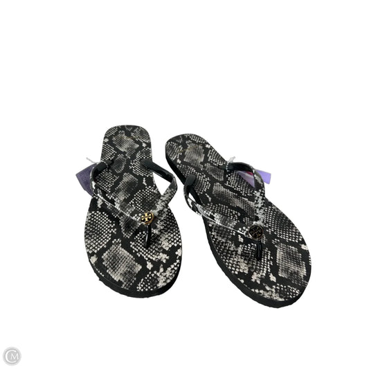 Sandals Designer By Tory Burch In Snakeskin Print, Size: 8