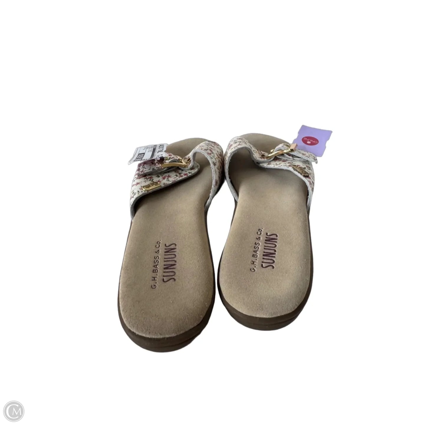 Shoes Flats By Bass In Cream & Pink, Size: 8