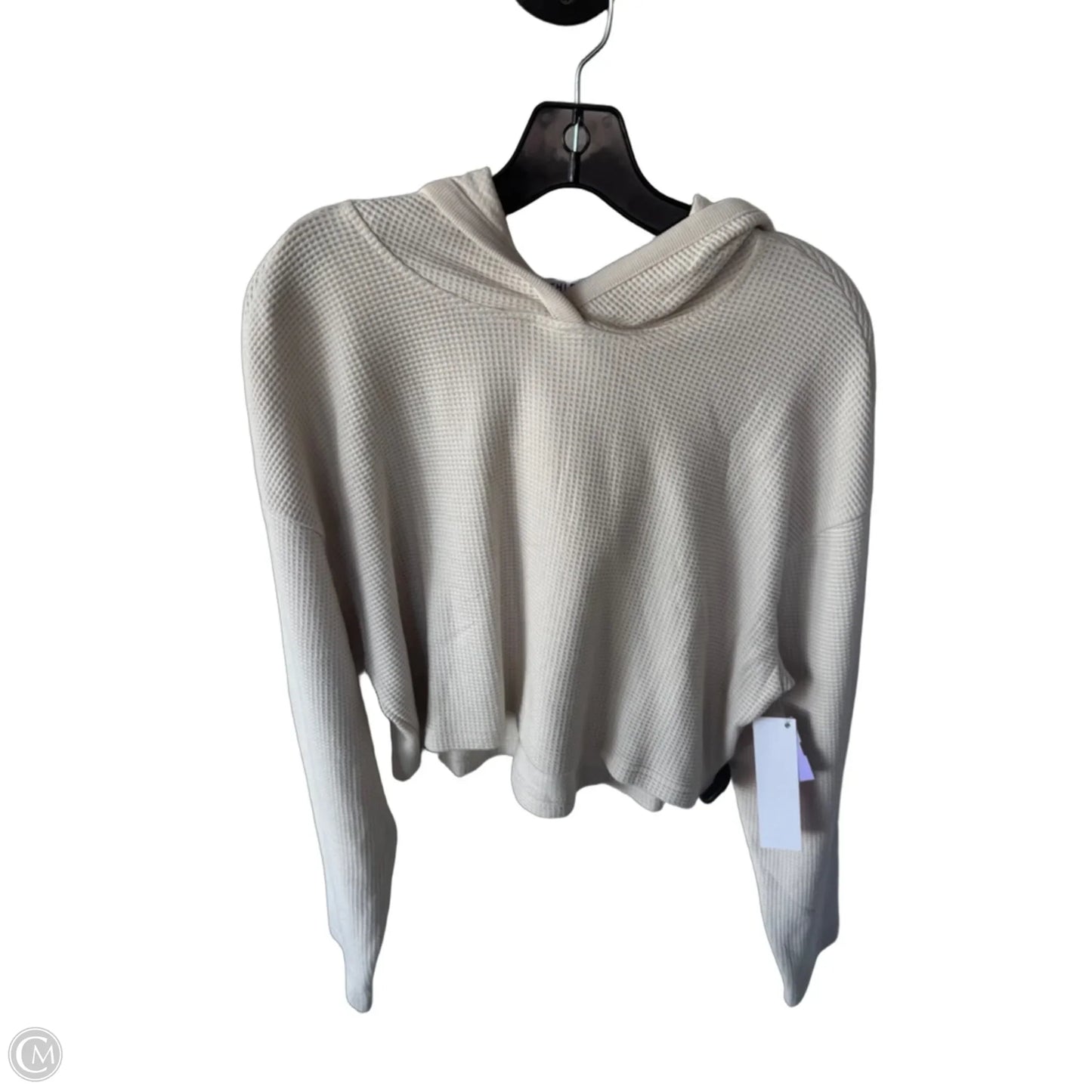Athletic Sweatshirt Hoodie By Athleta In Cream, Size: S