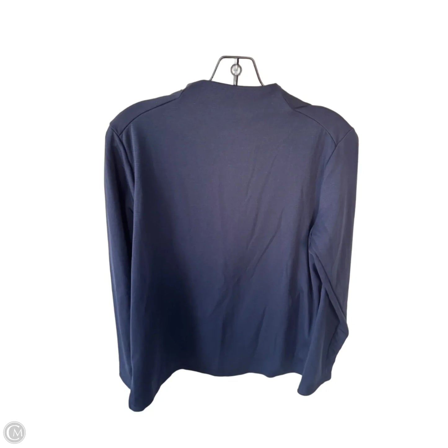 Athletic Jacket By Nike In Blue, Size: M