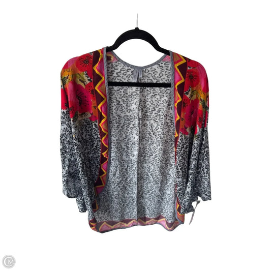 Kimono By Blank London In Grey & Pink, Size: Osfm