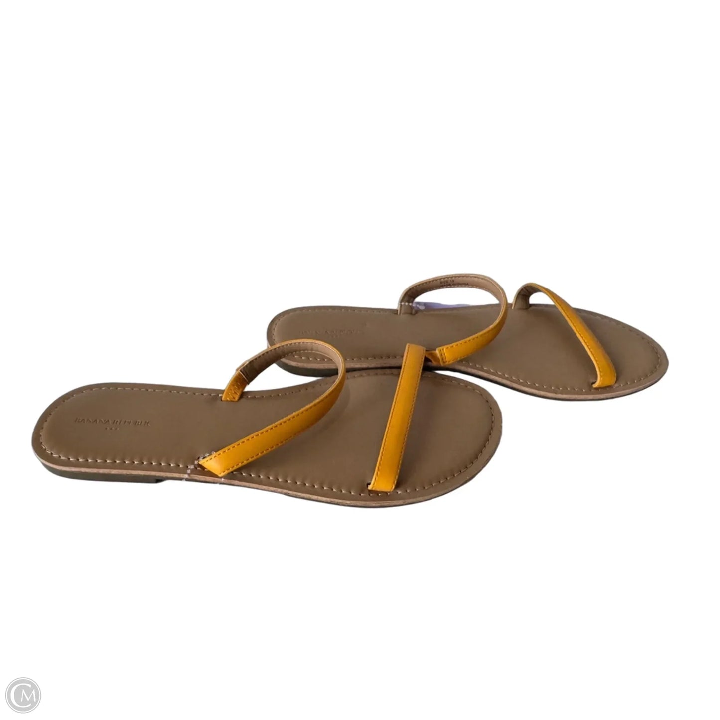 Sandals Flats By Banana Republic In Yellow, Size: 10