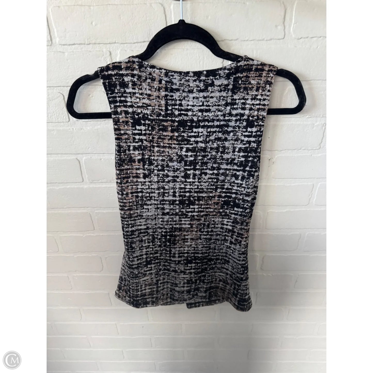 Top Sleeveless By 212 Collection In Black & Brown, Size: Xs