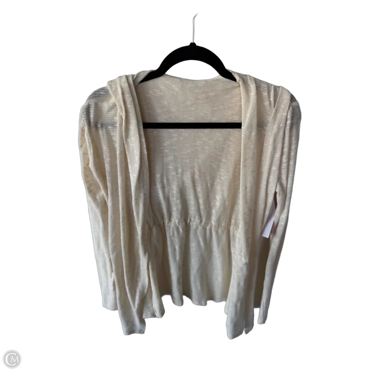 Cardigan By Hem & Thread In Cream, Size: M