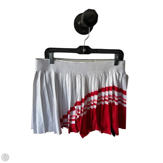Athletic Skirt By Athleta In Red & White, Size: 12