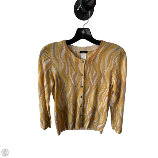 Sweater Cardigan By J. Crew In Yellow, Size: S